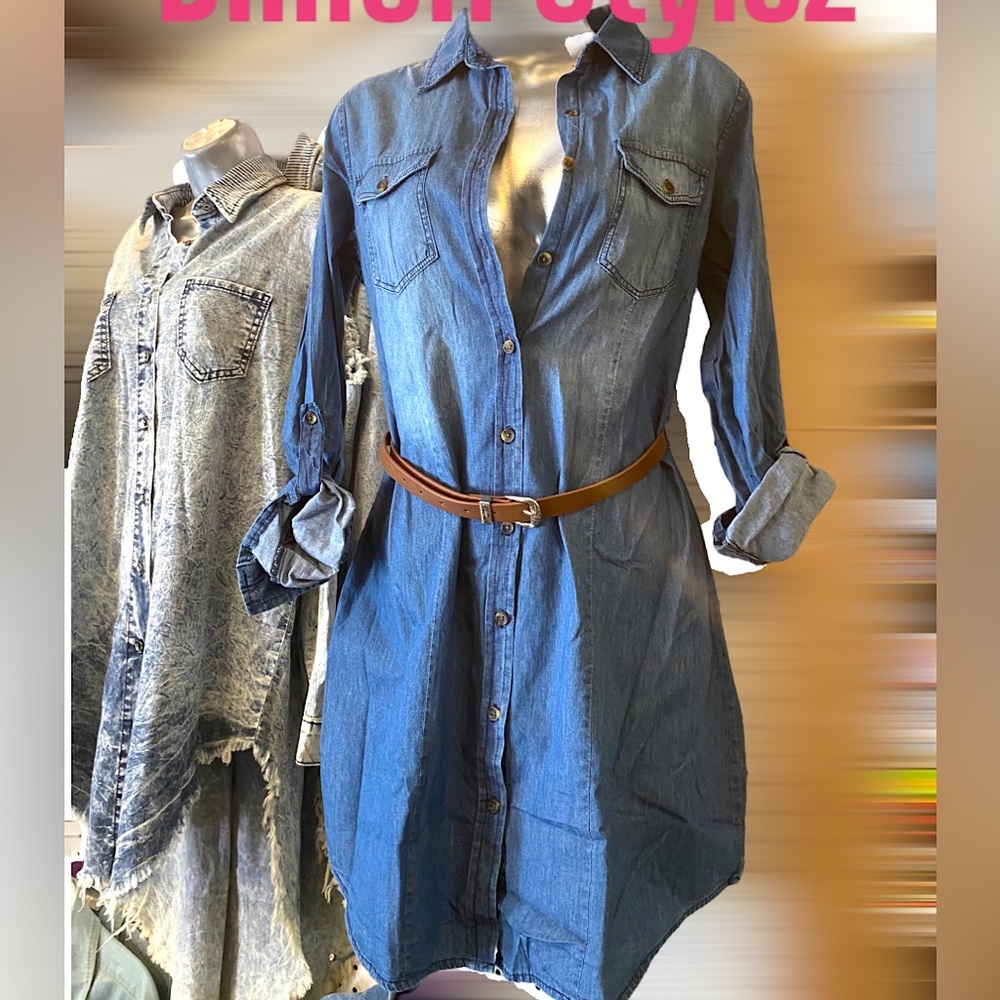 Cowgirl Blue jean Dress